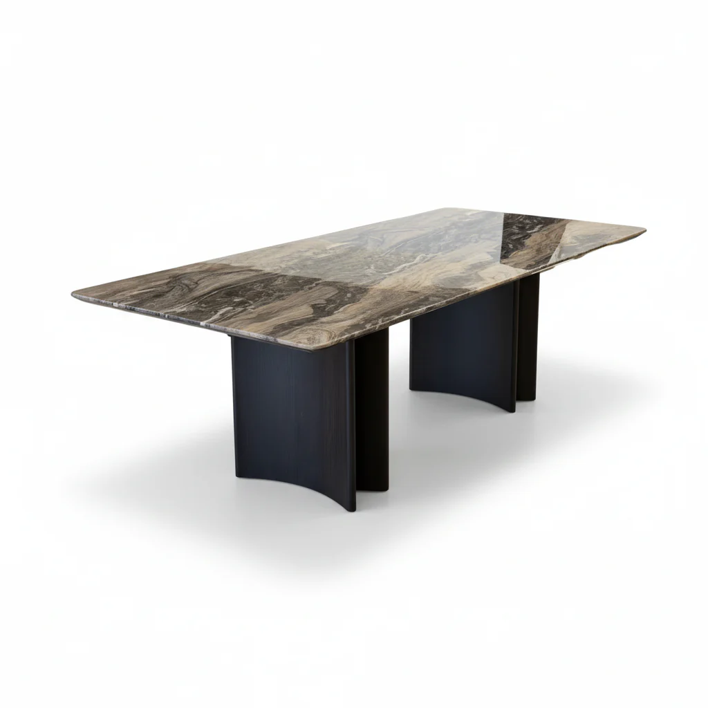 Flowing Amber Dining Table