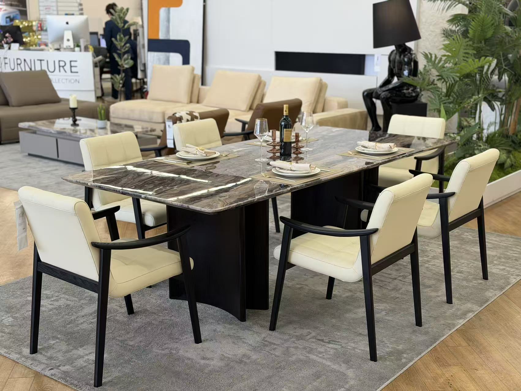 Flowing Amber Dining Table - Image 4