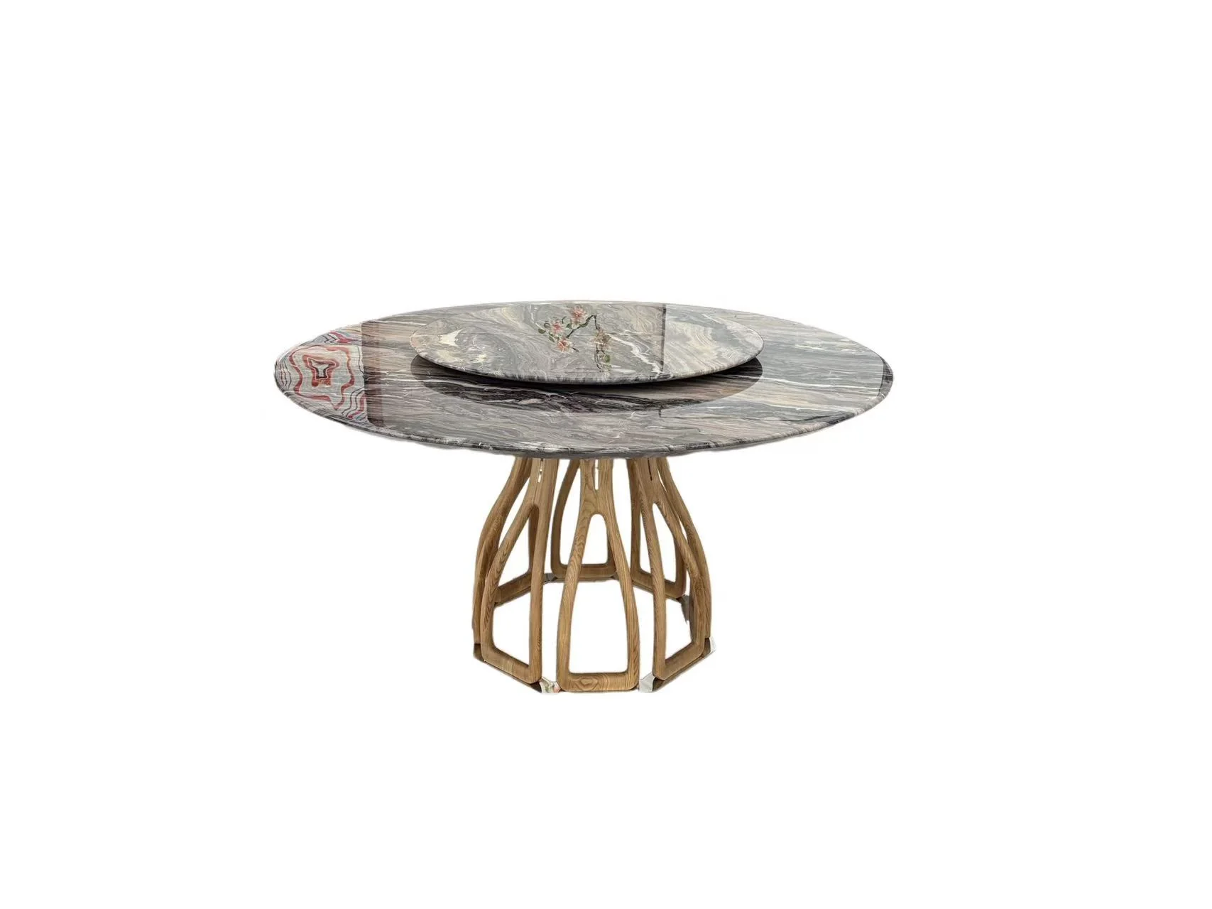 Flowing Amber Round Table - Image 9