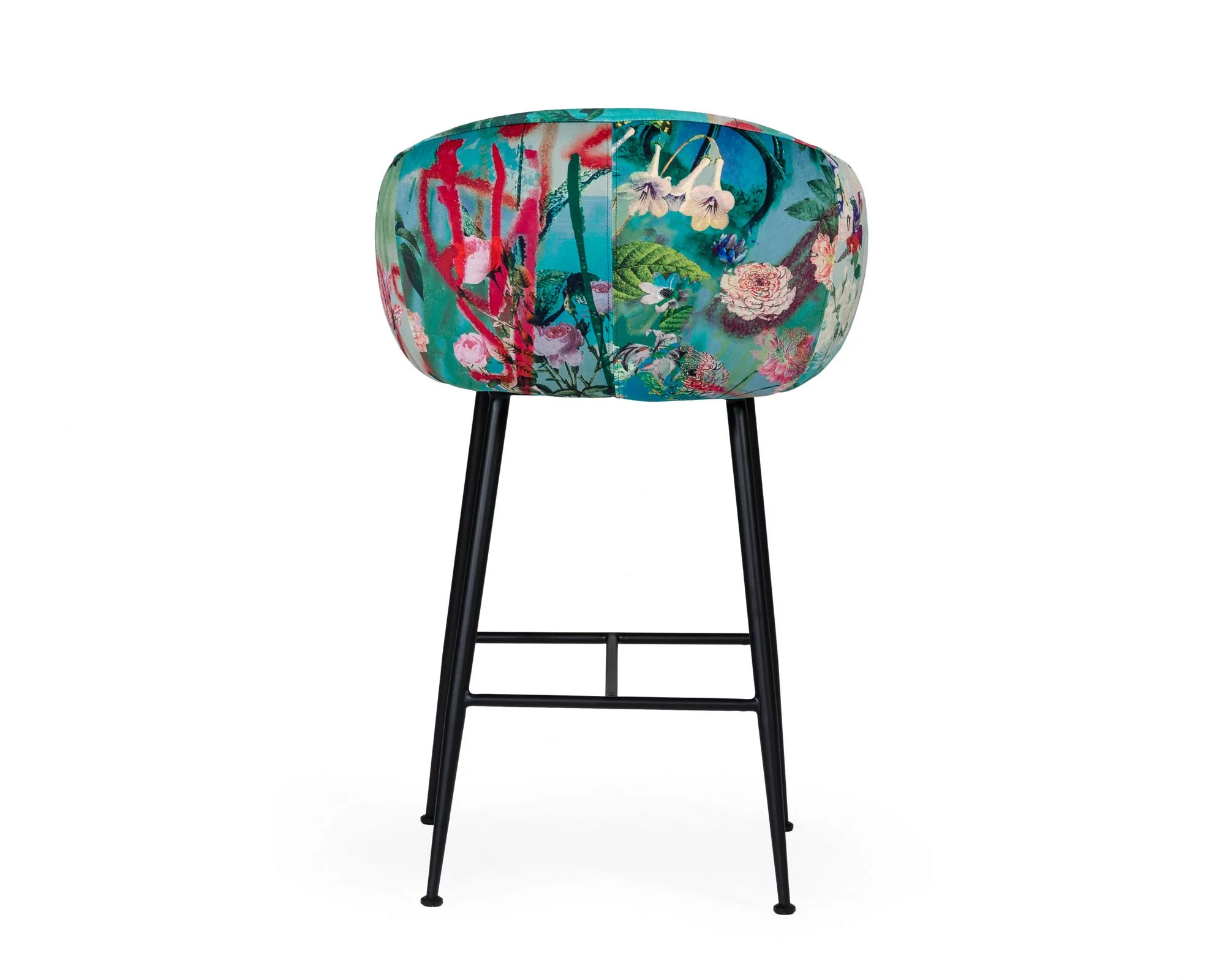 Funky Velvet Barstool - Image 4