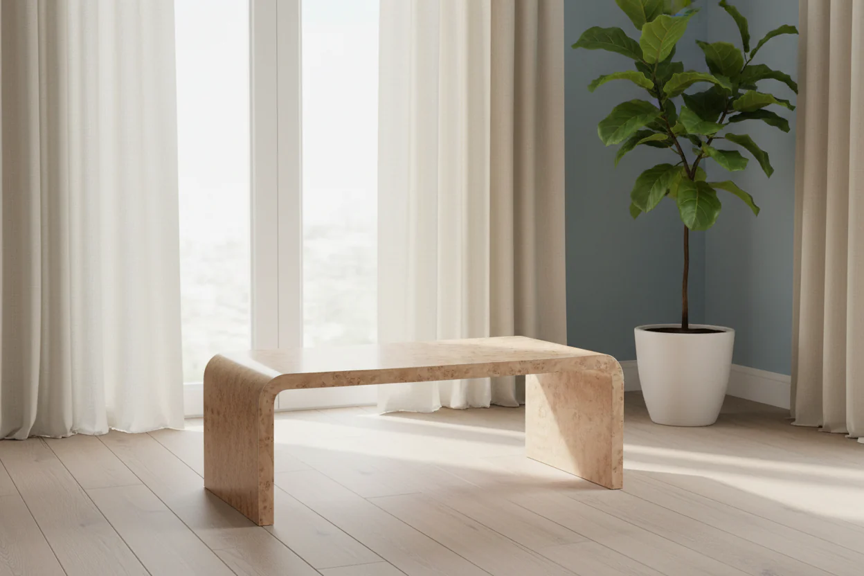 Gentian Travertine Rectangle Coffee Table - Image 6