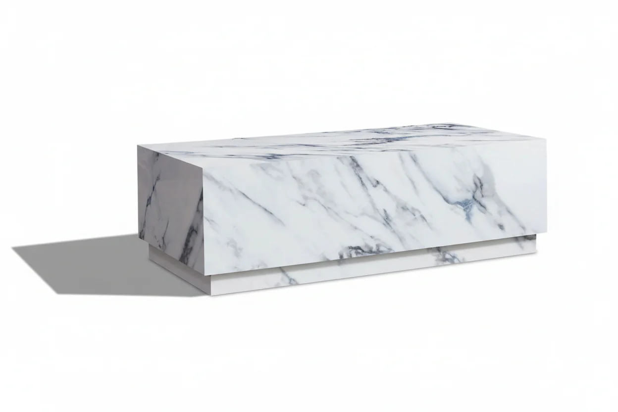 Giselle Sintered Stone Rectangle Coffee Table - Image 17