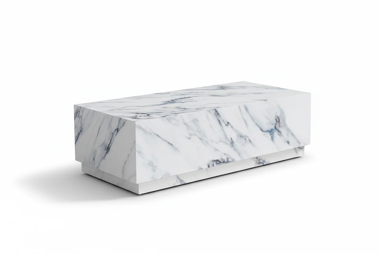 Giselle Sintered Stone Rectangle Coffee Table - Image 6