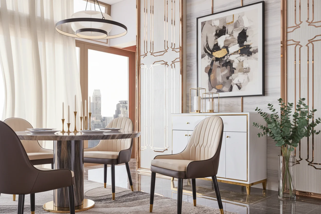Glamour Edge Dining Chair - Image 5