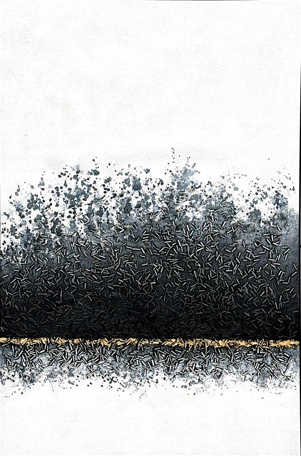 Golden Divide 3D Wall Art