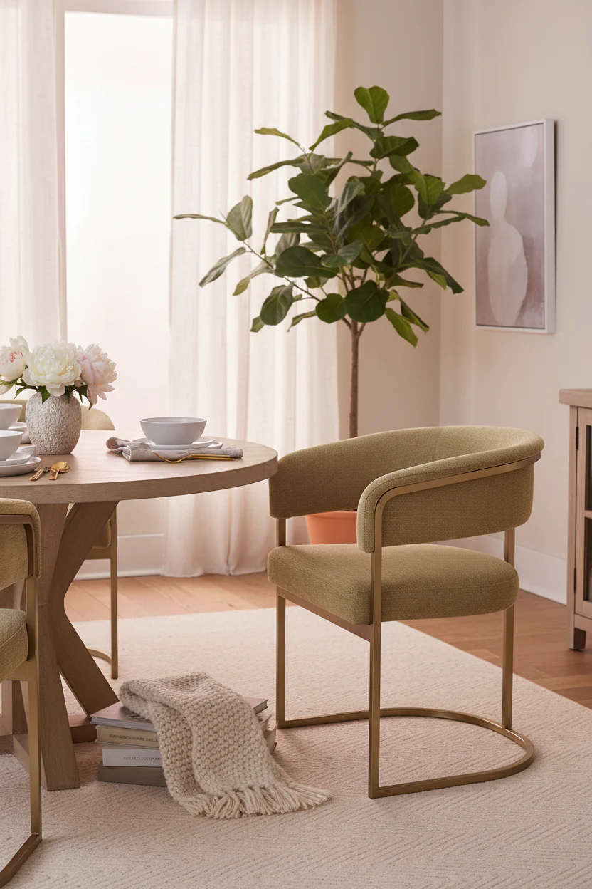 Golden Leaf Chair - Image 4