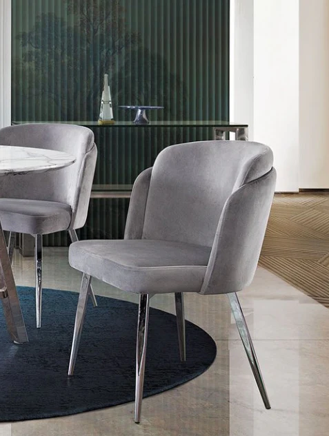 Grace Velvet Dining Chair Set (2/Box) - Image 3