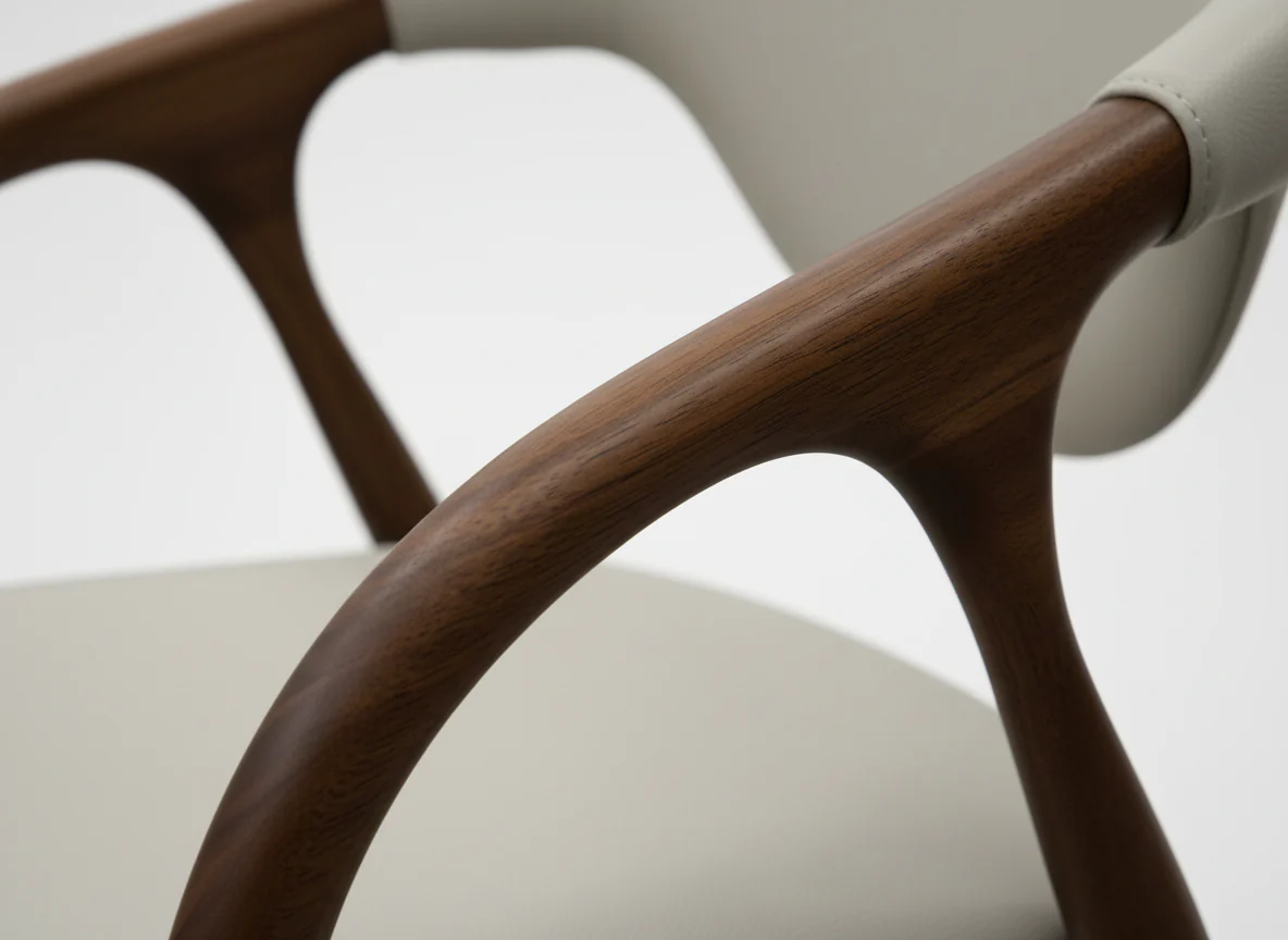 Graceful Curve Dining Chair - Image 2