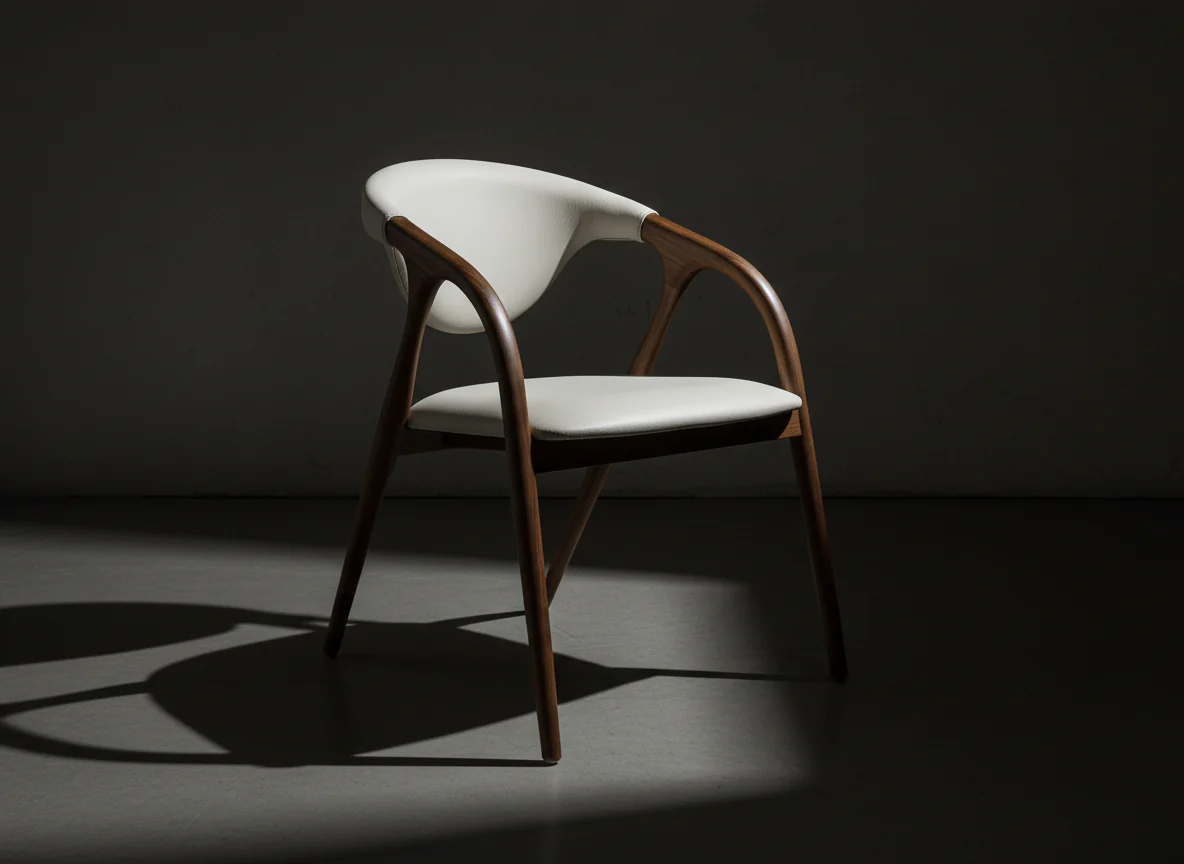 Graceful Curve Dining Chair - Image 4