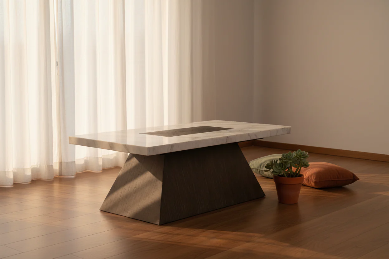 Grasten Contemporary Coffee Table - Image 2
