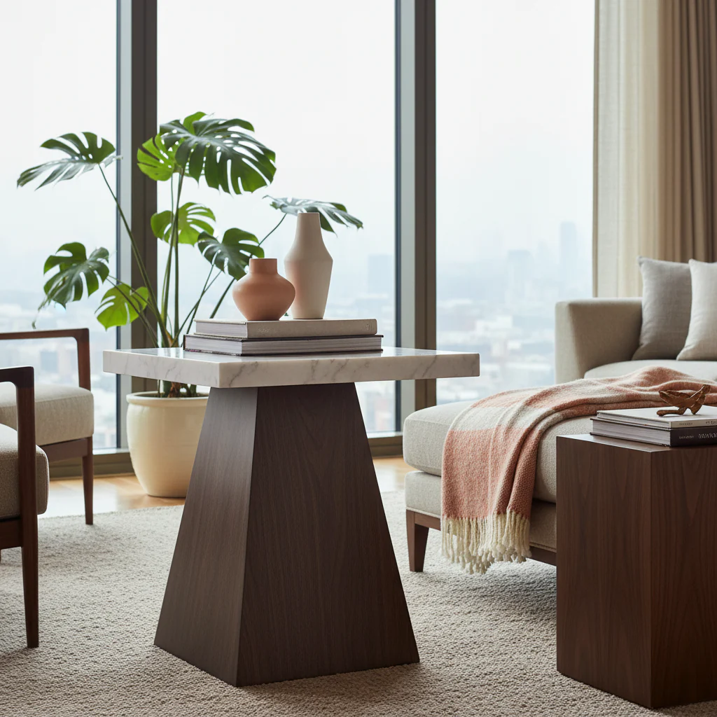 Grasten Contemporary Square End Table - Image 5