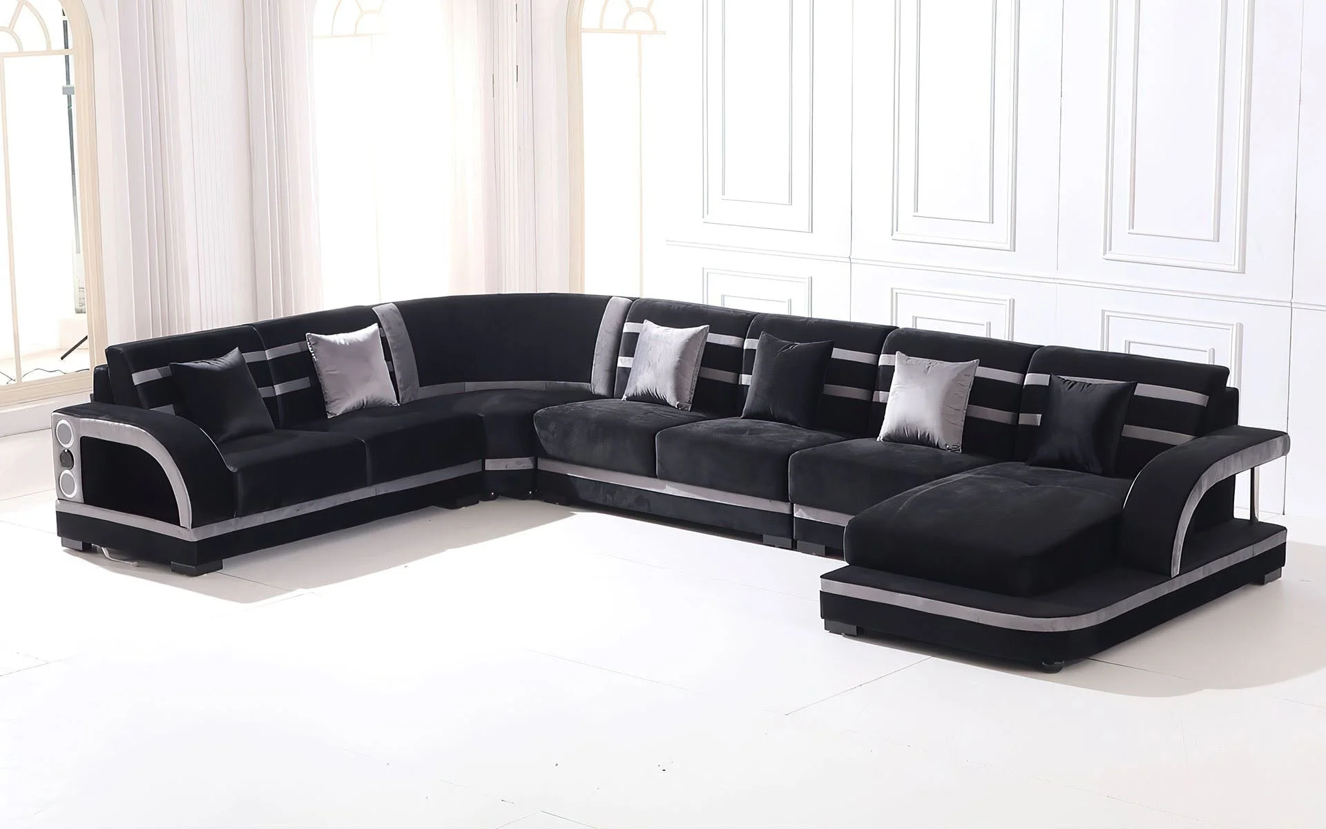 Griff Smart Modern Sectional - Image 11
