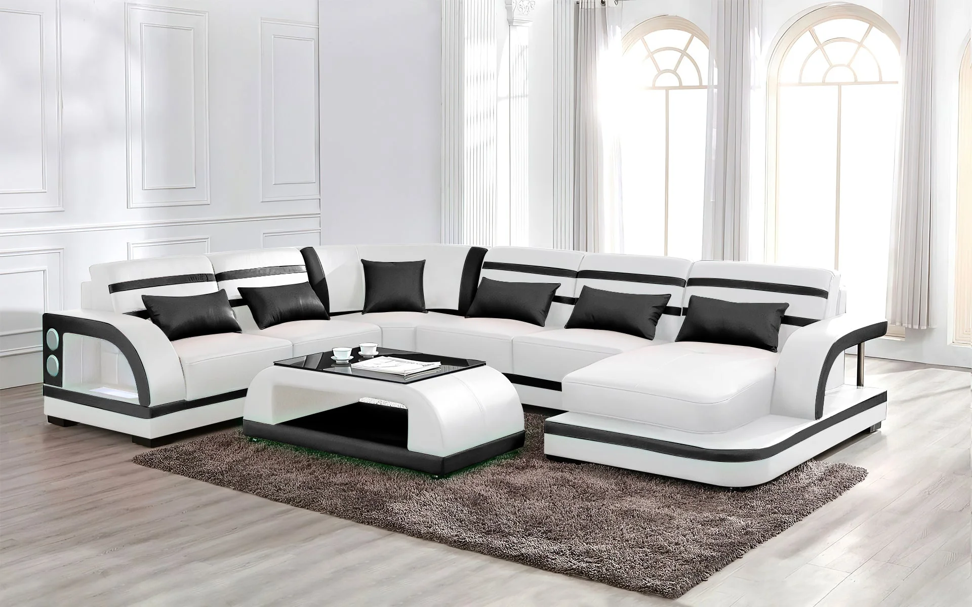 Griff Smart Modern Sectional - Image 12