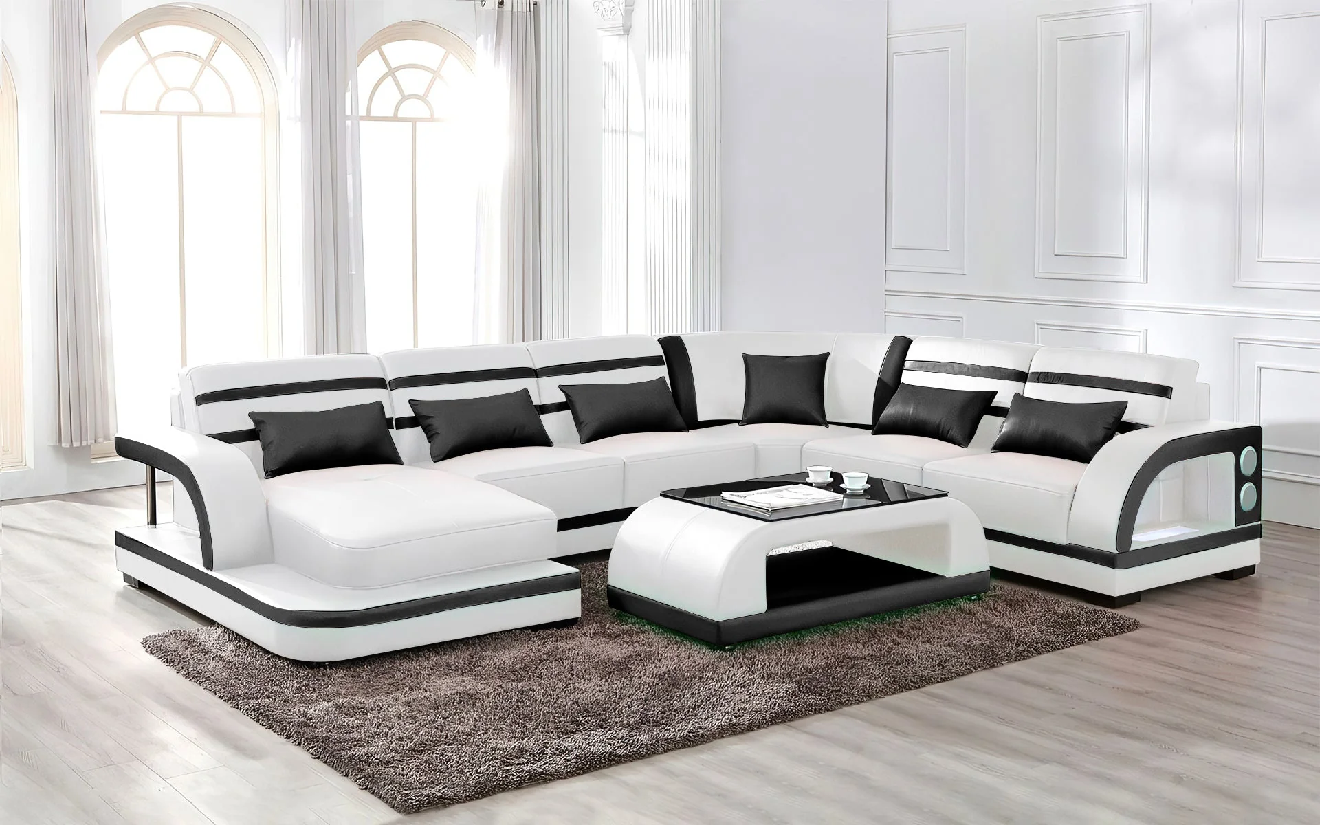 Griff Smart Modern Sectional - Image 13