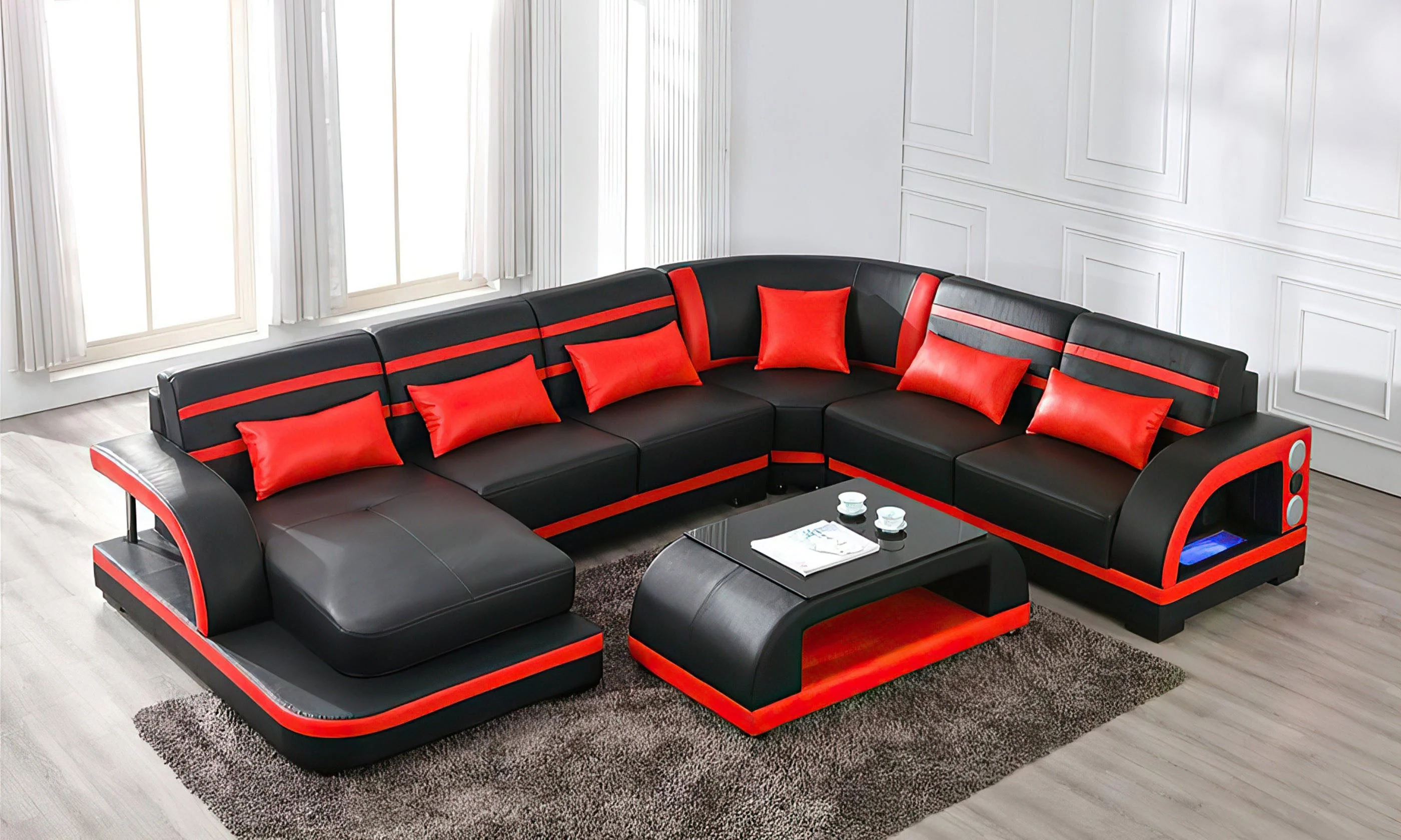Griff Smart Modern Sectional - Image 6