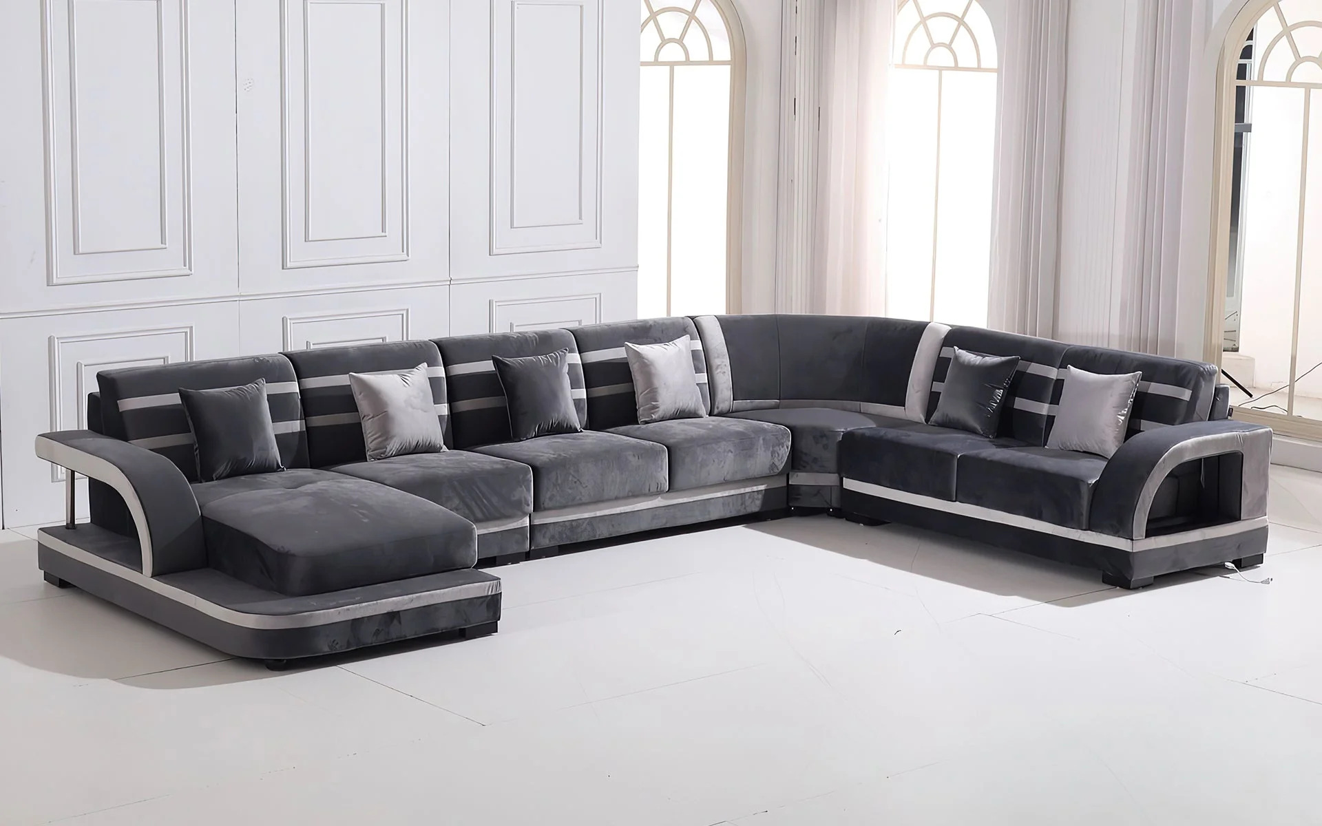 Griff Smart Modern Sectional - Image 7