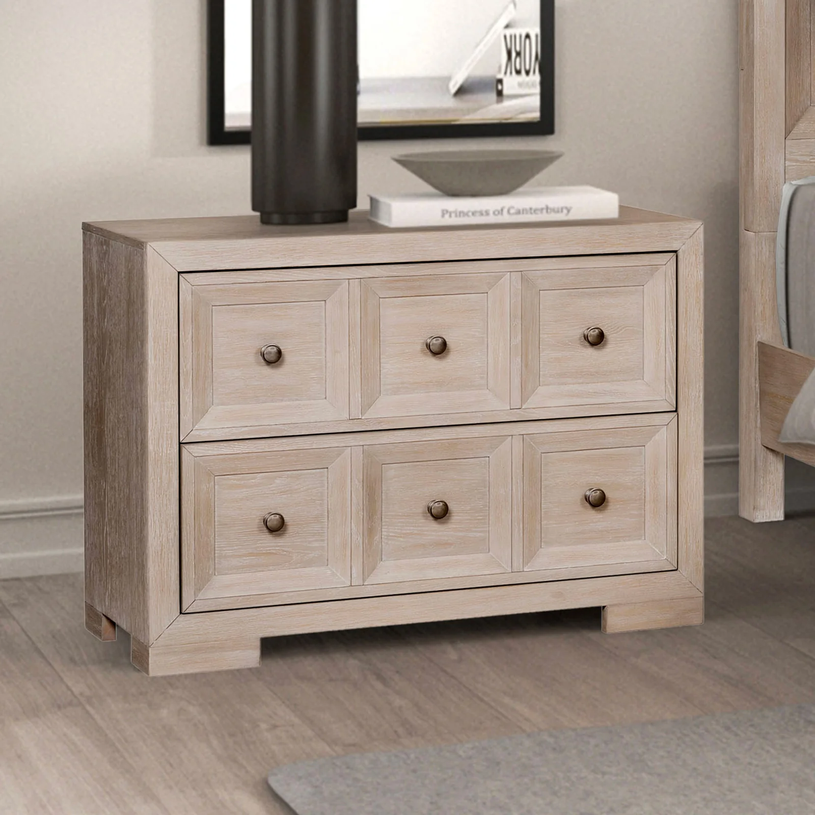 Hatton Cross Modern Oversized Nightstand - Image 2