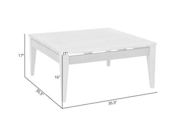 Haven Square Outdoor Coffee Table - Image 7
