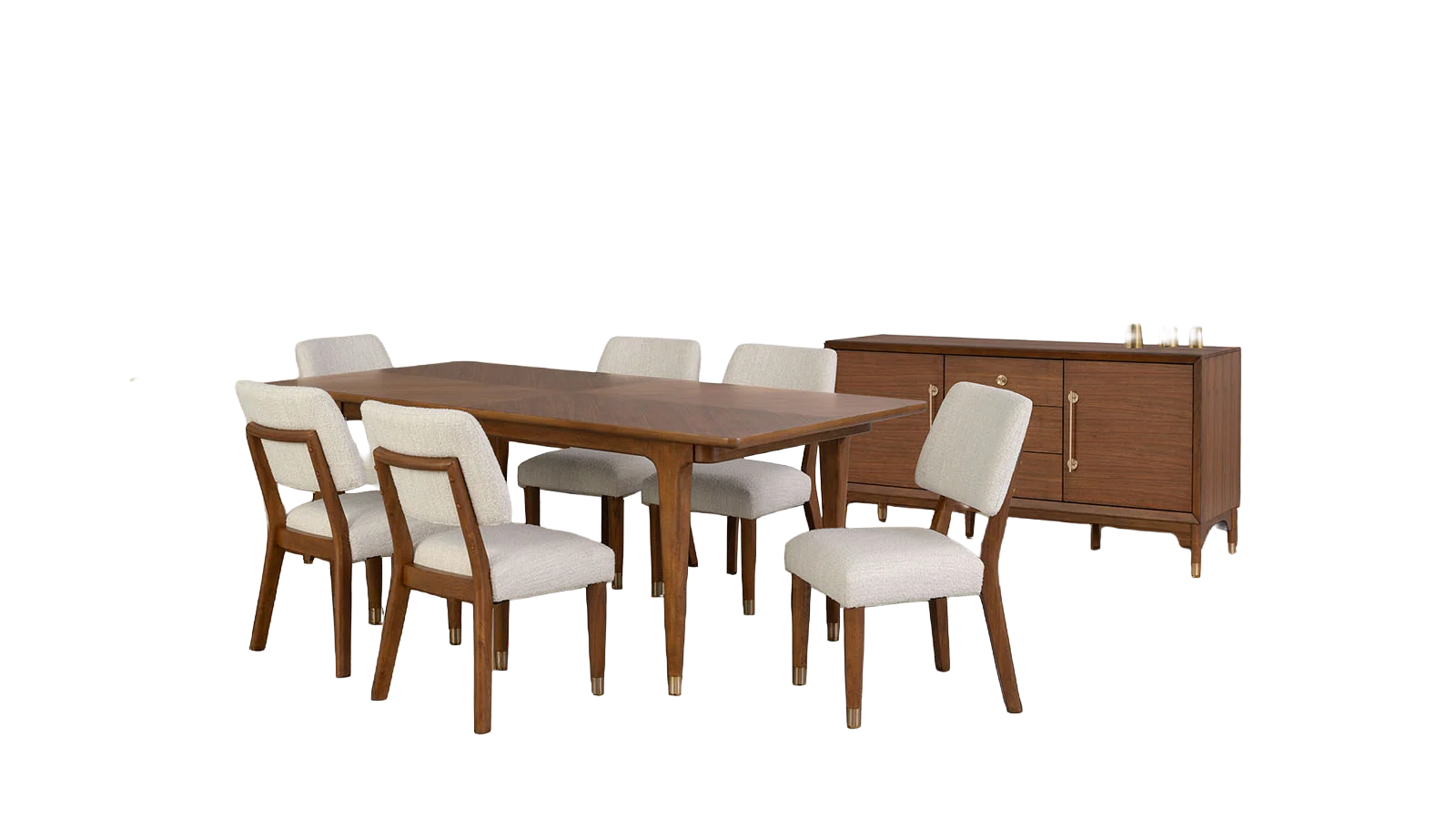 Hepburne Mid-Century 7PC Dining Set