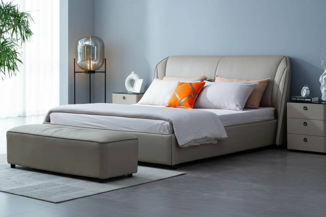 Holden Wingback Bed - Image 10