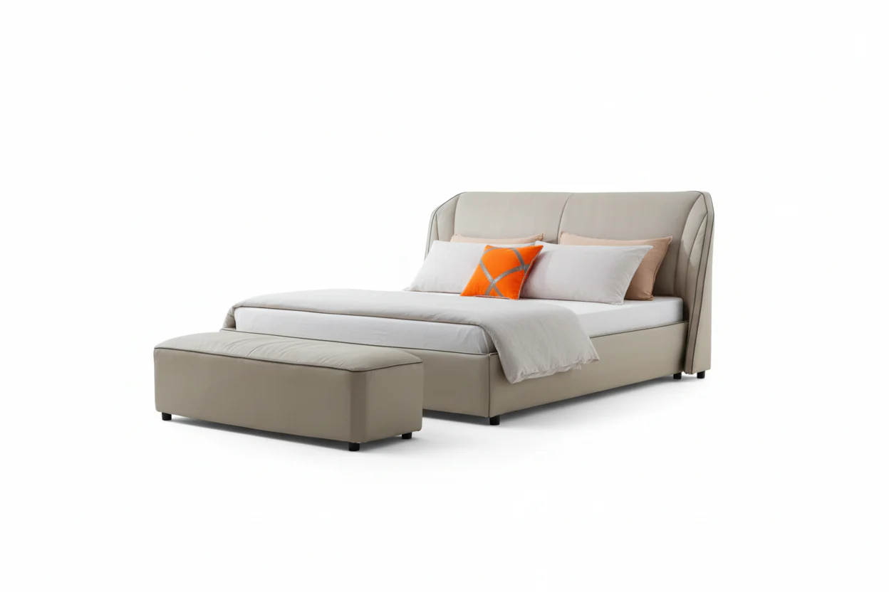 Holden Wingback Bed - Image 14