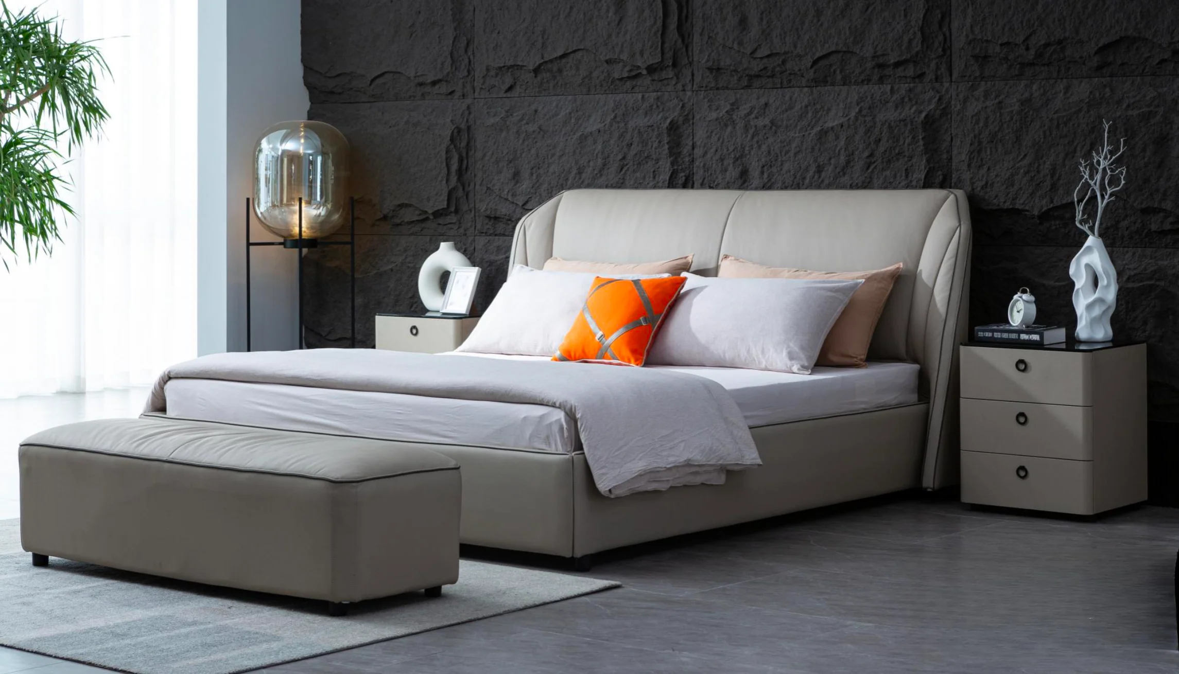 Holden Wingback Bed - Image 2