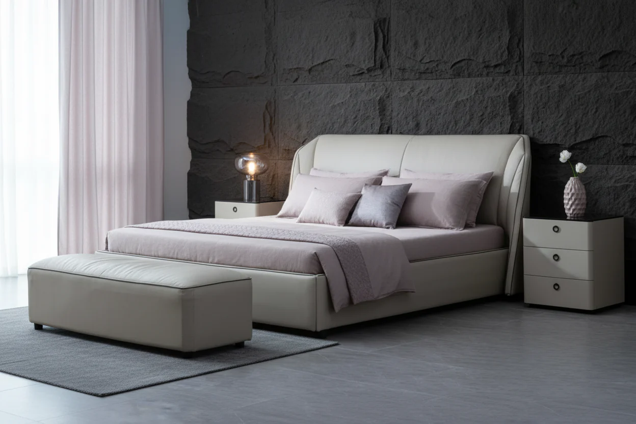 Holden Wingback Bed - Image 3