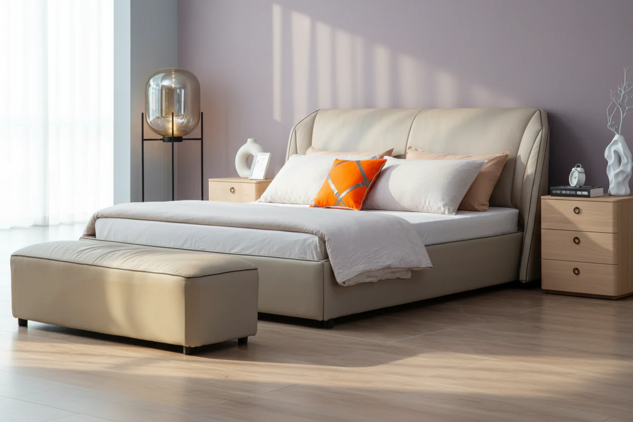 Holden Wingback Bed - Image 5