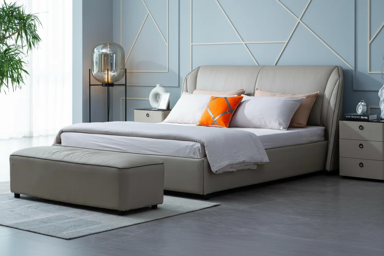 Holden Wingback Bed - Image 7