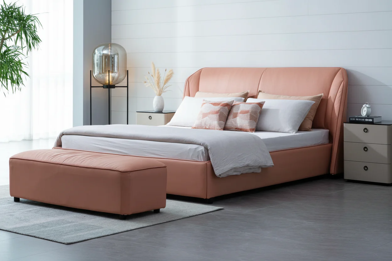 Holden Wingback Bed - Image 8