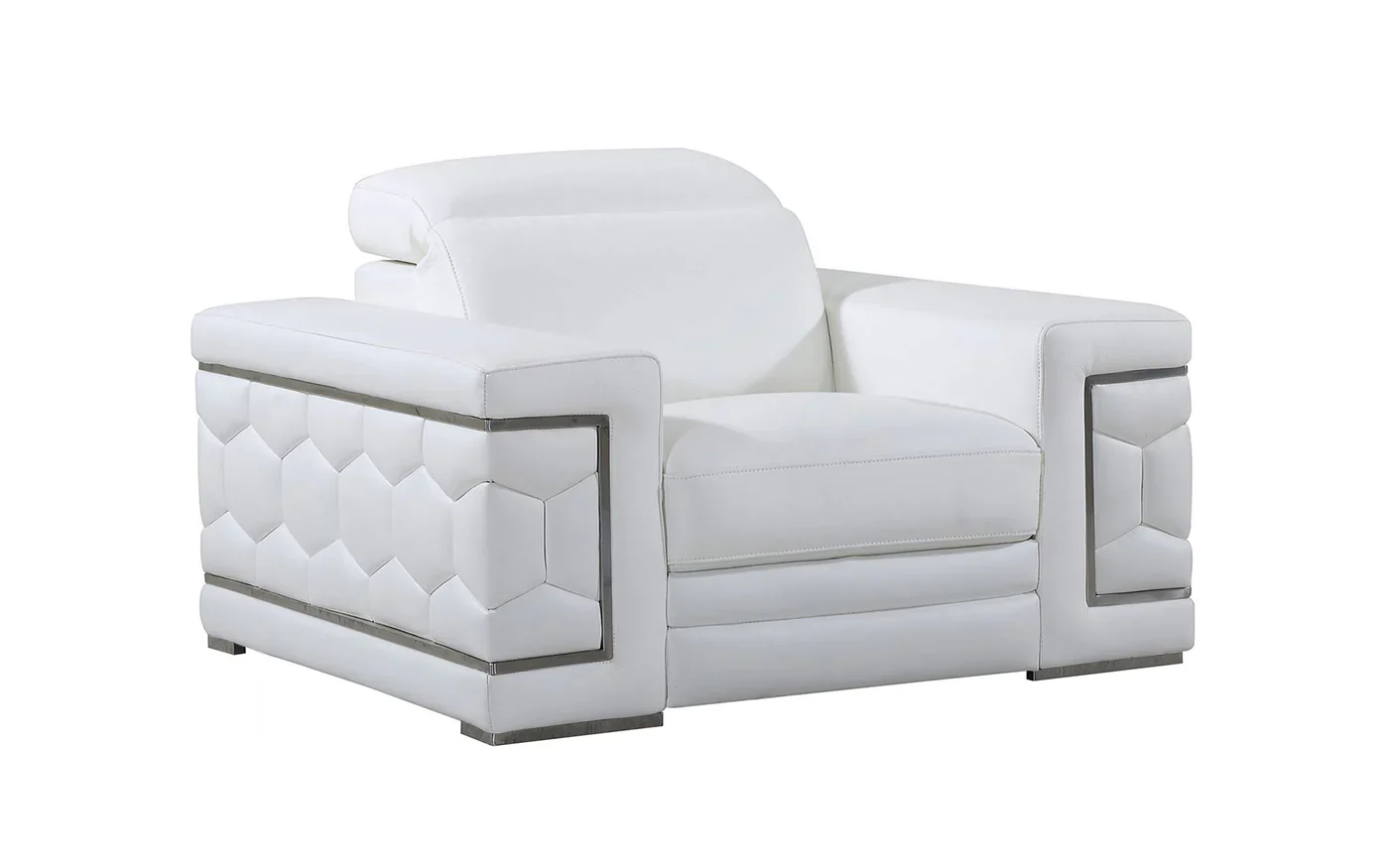 Honeycomb Leather Sectional - Image 11