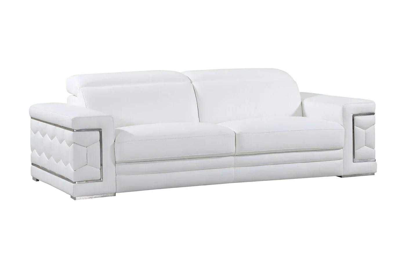 Honeycomb Leather Sectional - Image 12