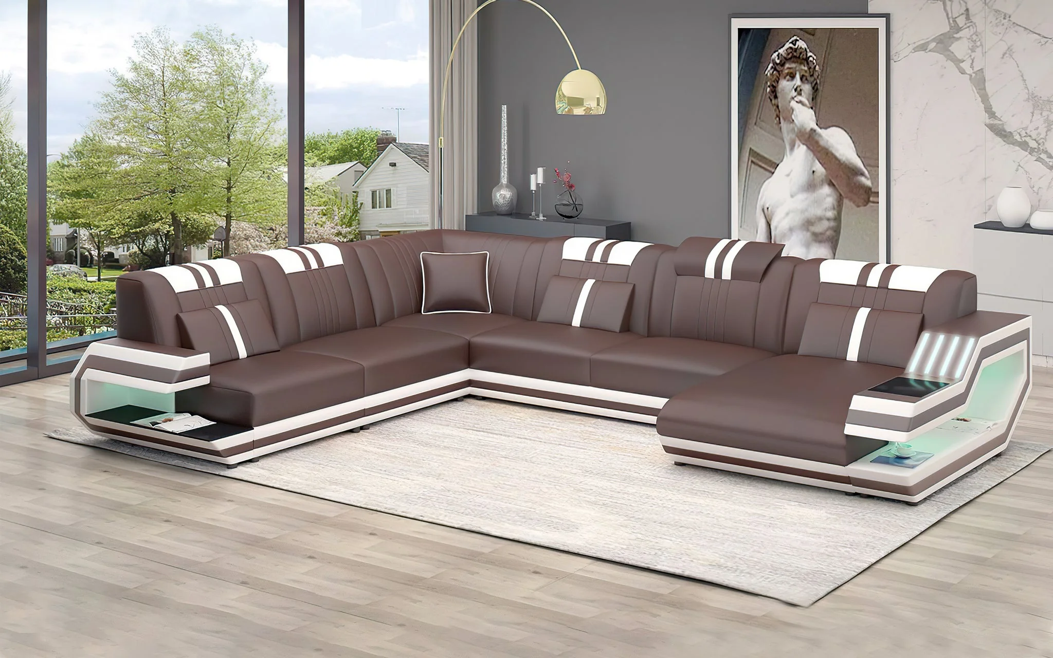 Illume Modern LED Sectional - Image 14