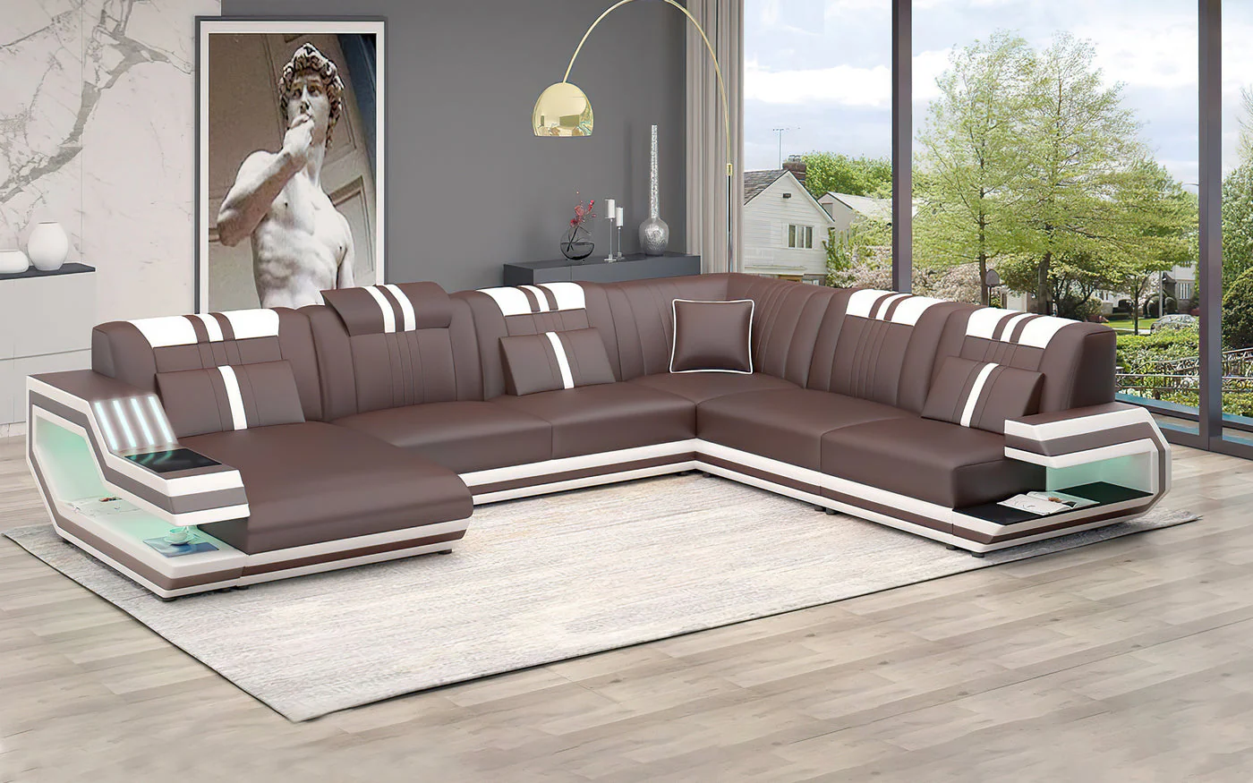 Illume Modern LED Sectional - Image 15