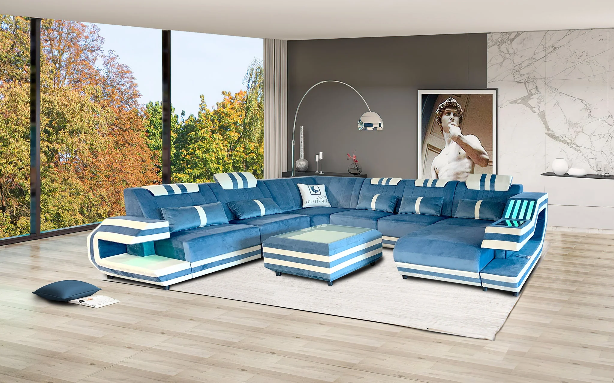 Illume Modern LED Sectional - Image 20