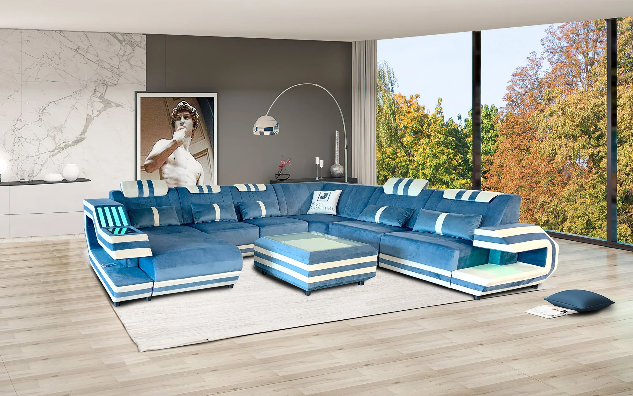 Illume Modern LED Sectional - Image 21
