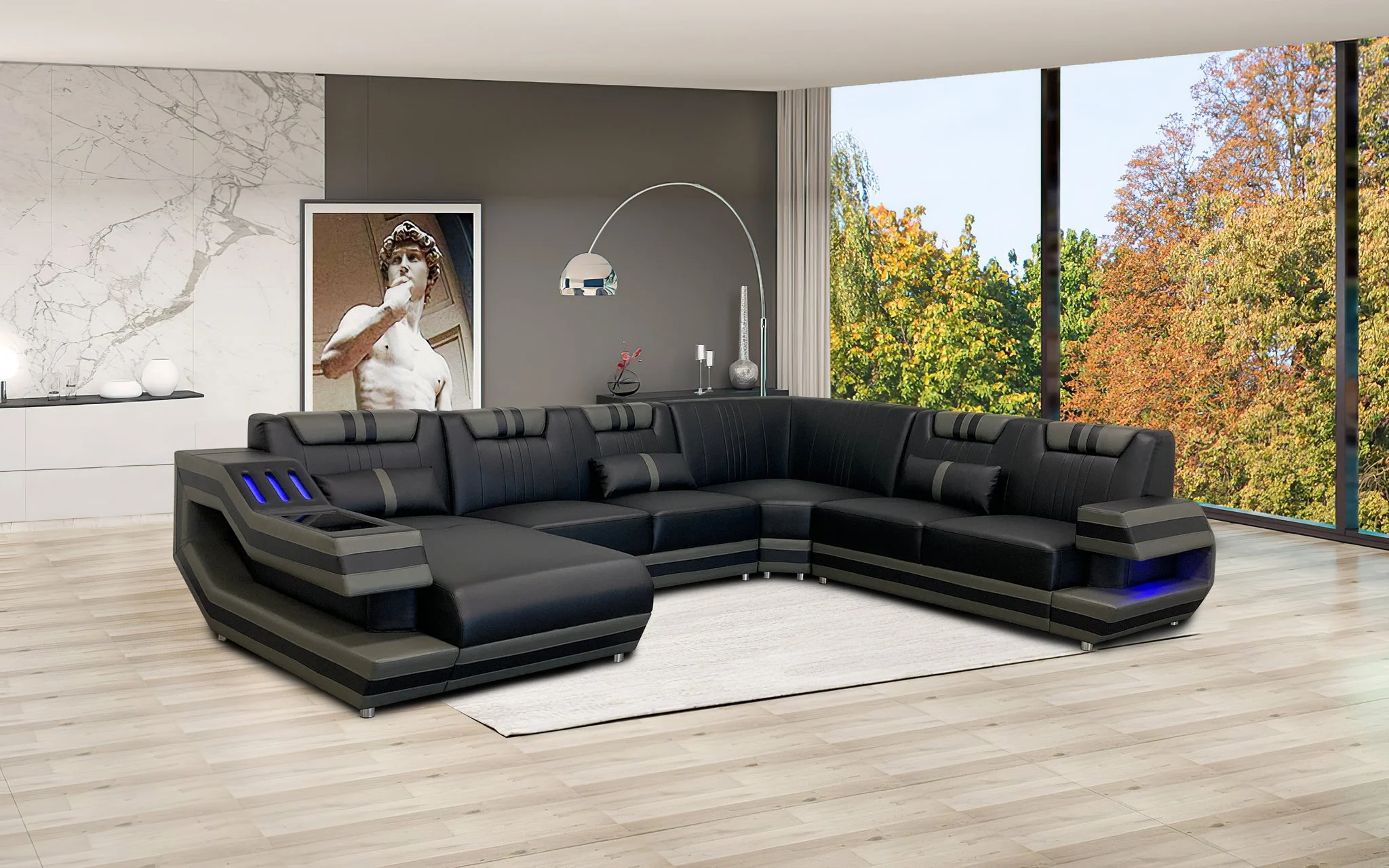 Illume Modern LED Sectional - Image 4