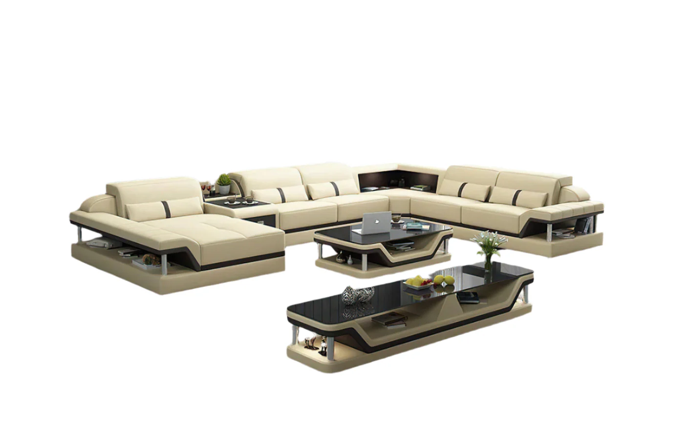 Infinity Modern LED Sectional with Storage - Image 4