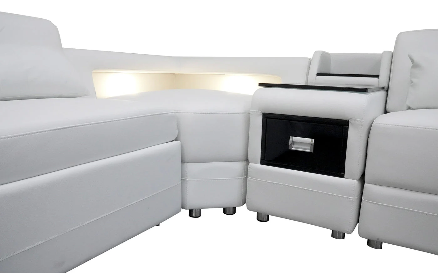 Infinity Modern LED Sectional with Storage - Image 5