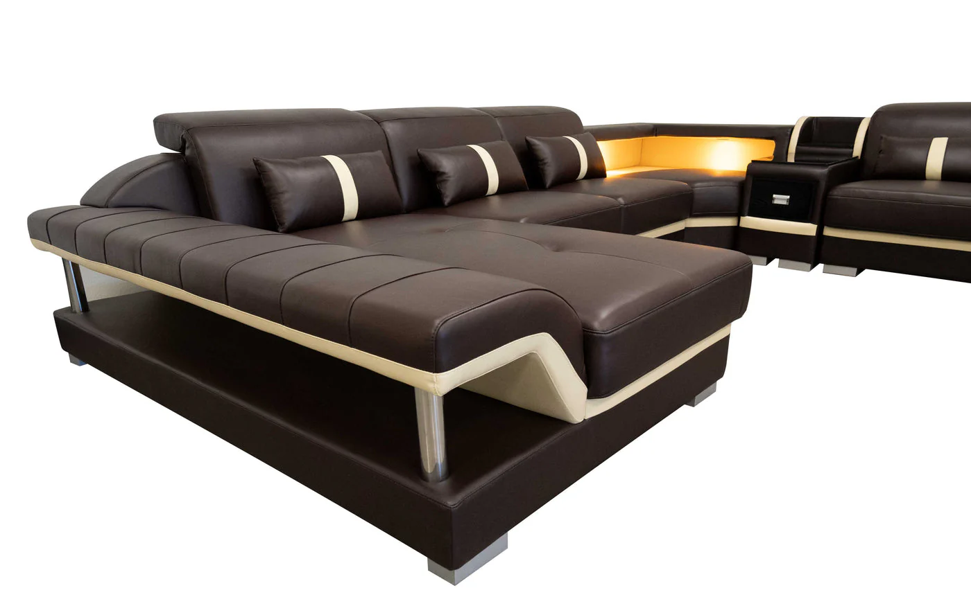 Infinity Modern LED Sectional with Storage - Image 8