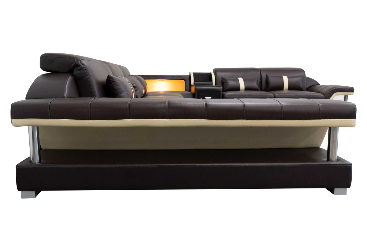 Infinity Modern LED Sectional with Storage - Image 9