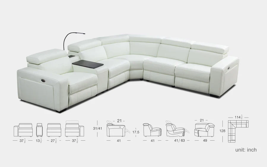Camellia Motion Recliner Sectional - Image 7