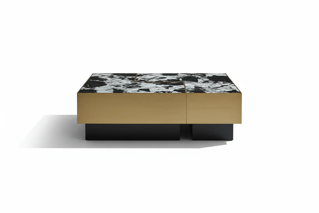 Isidore Marble Rectangle Coffee Table - Image 12