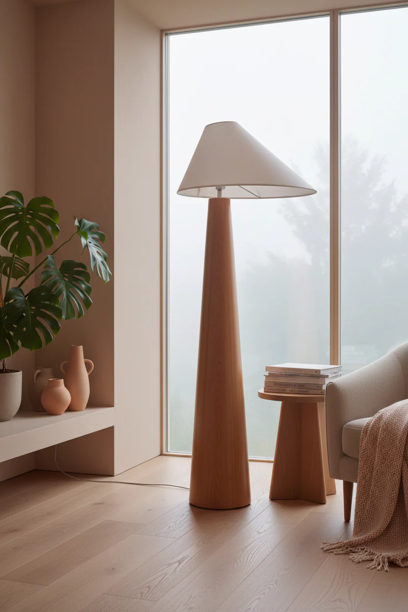 Ivan Wood Floor Lamp - Image 10