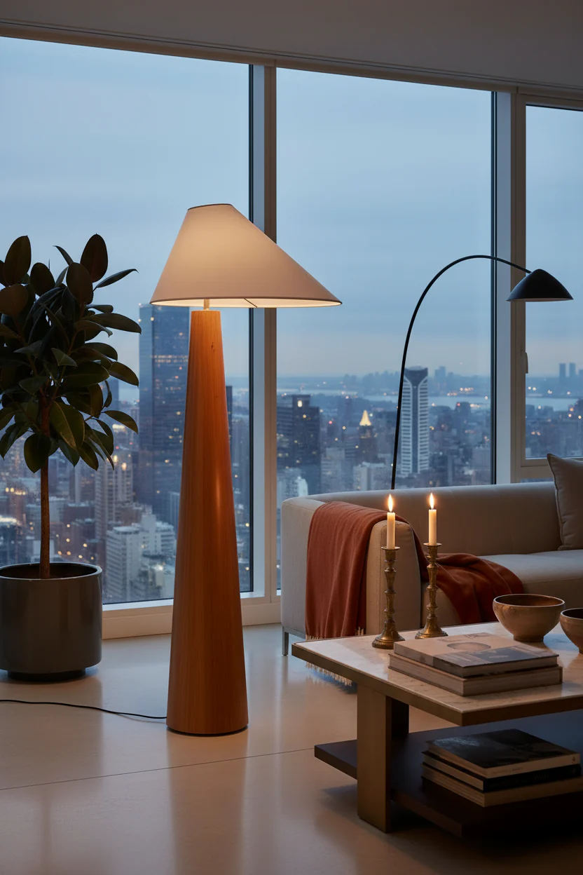 Ivan Wood Floor Lamp - Image 3