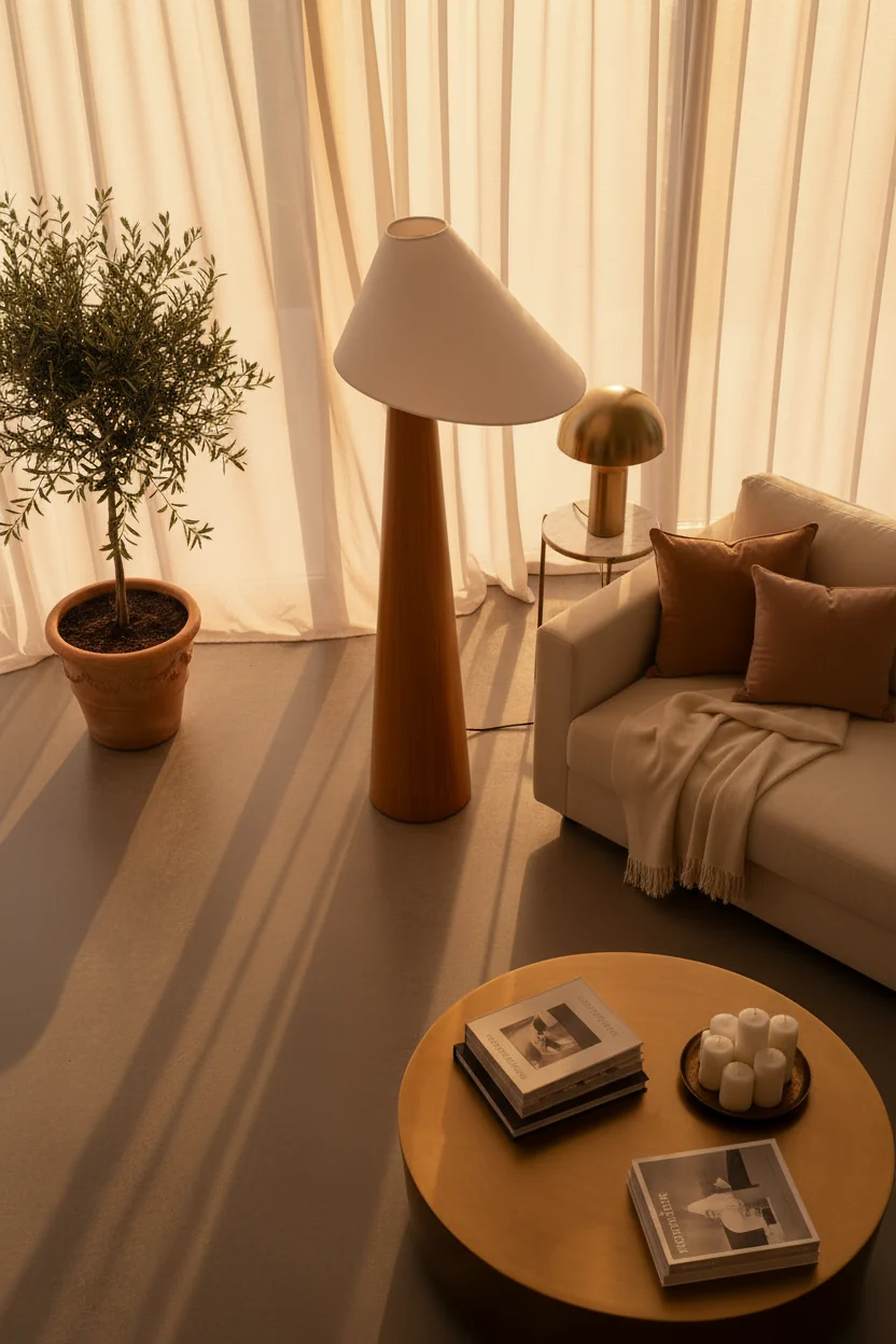 Ivan Wood Floor Lamp - Image 6