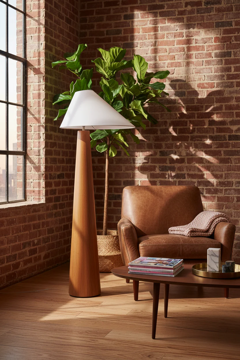 Ivan Wood Floor Lamp - Image 7