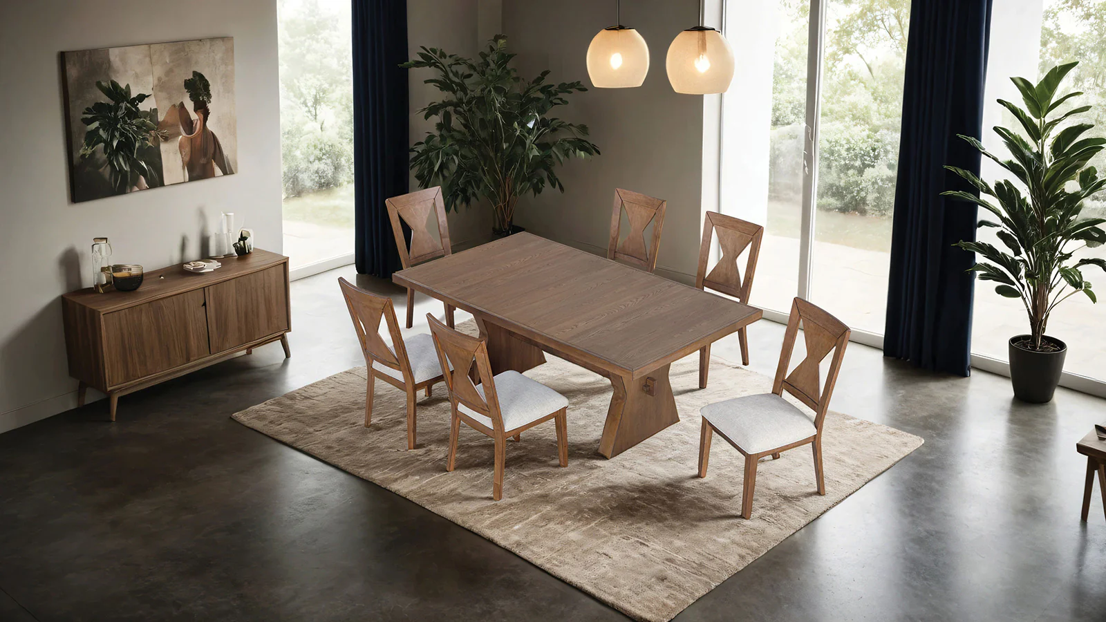 Johannes 7 Piece Dining Set - Image 4