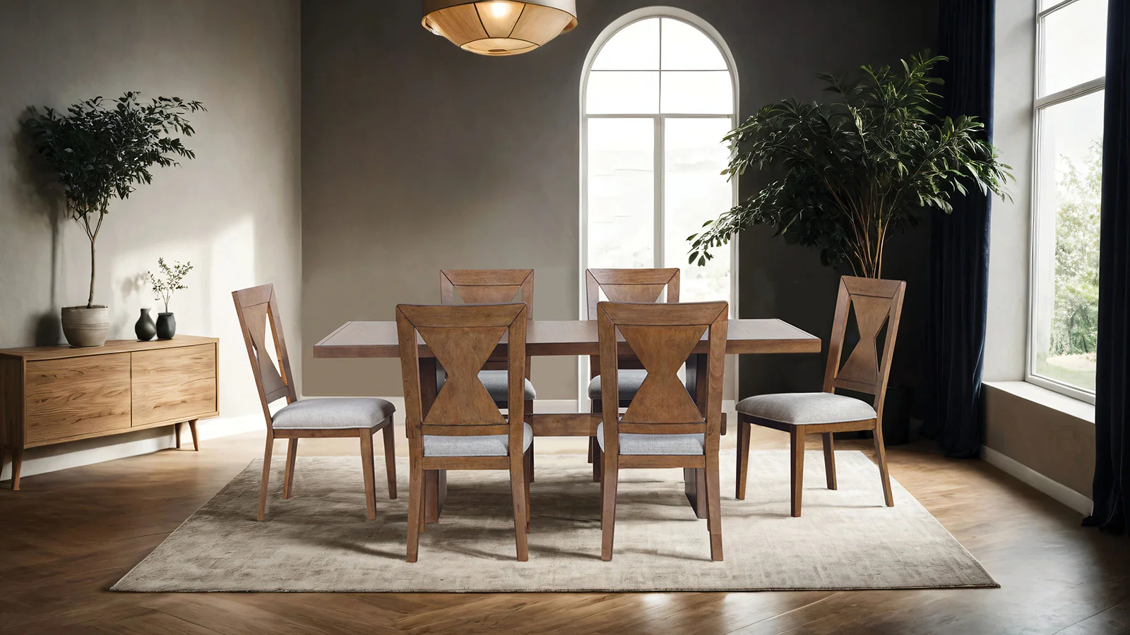 Johannes 7 Piece Dining Set - Image 5