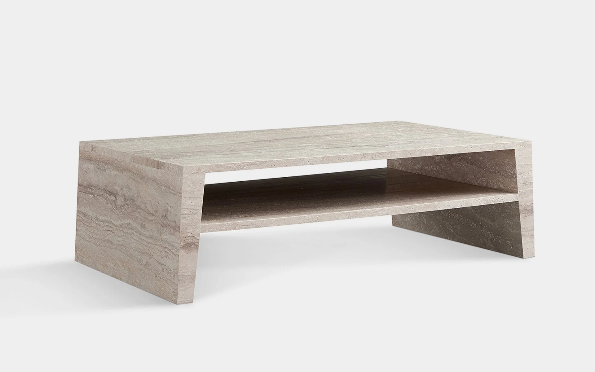 Jonquil Travertine Rectangle Coffee Table - Image 11